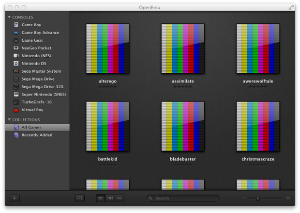 Openemu 1.0 (Screenshot: Golem.de)